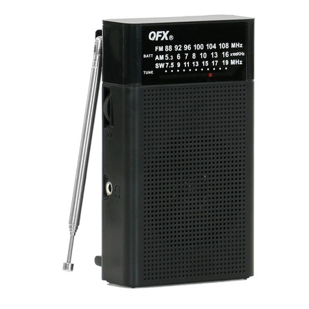 QFX AM/FM/Shortwave 3-Band Radio R-35